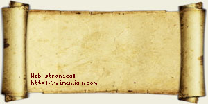 Jefimija Tripić vizit kartica